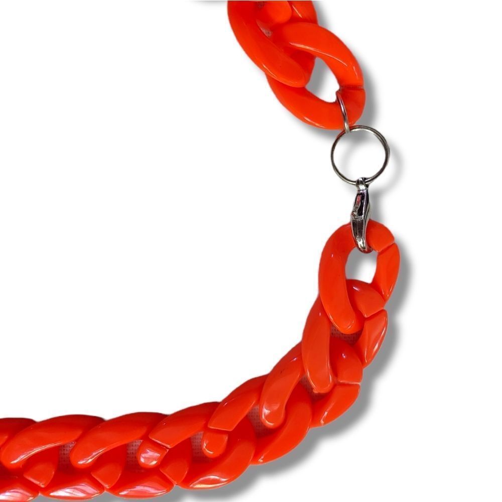 Long Orange Chain - Picture 3 of 3